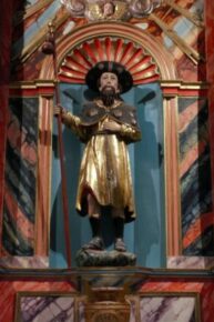 Statue de St Jacques de Compostelle