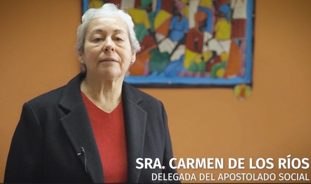 Sra Carmen de Los Rios, déléguée de l'Apostolat Social